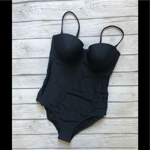 NWT black one piece swimsuit